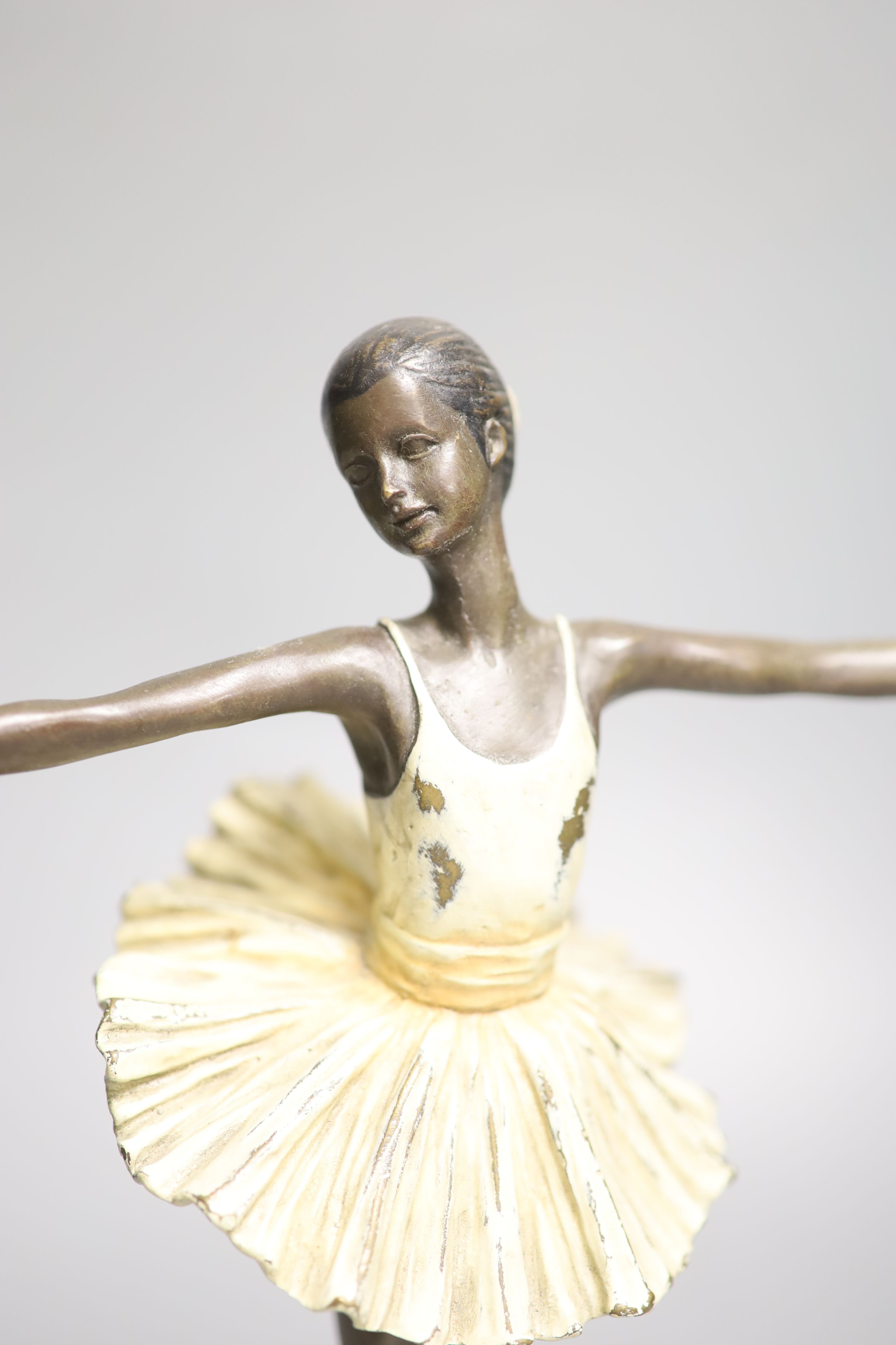 A bronze dancer, inscribed Mangreb, 1960/70s, height 30cm